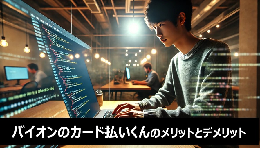 「バイオンのカード払いくん」のメリットとデメリットを報道発表資料からまとめて解説